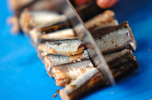 春キャベツのサーディン炒めの作り方の手順2