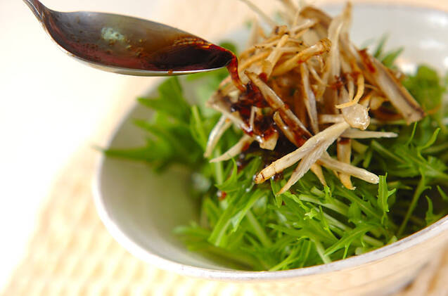 ゴボウの貝割れサラダの作り方の手順7