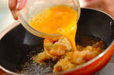 天ぷらの卵とじの作り方2
