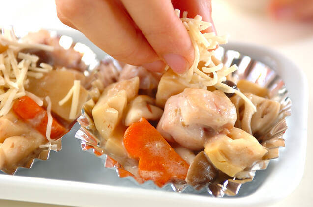 和風タケノコグラタンの作り方の手順3