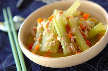 セロリの洋風煮浸し