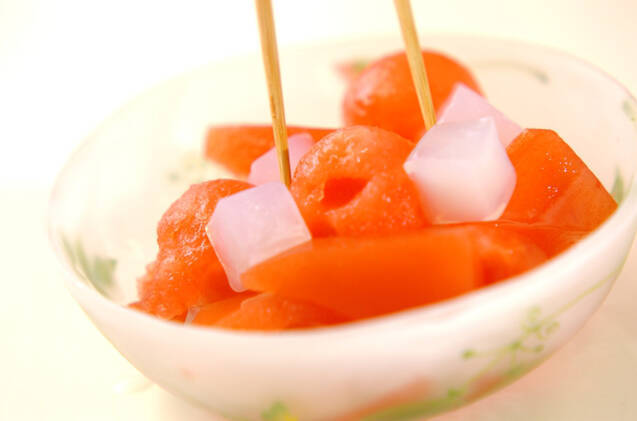 スイカ寒天の作り方の手順5