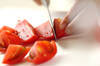 トマトのクミン炒めの作り方の手順1