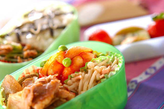 エノキのゴマ和え