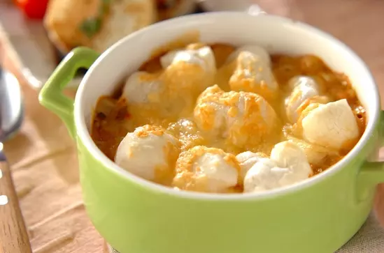 お餅のカレーグラタン レシピ 作り方 E レシピ 料理のプロが作る簡単レシピ