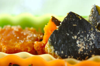 カボチャのゴマ和え