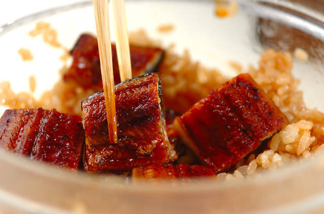 ウナギオムライスの作り方の手順2