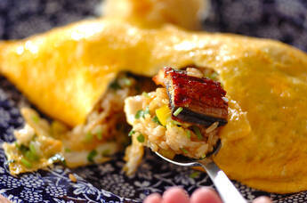 ウナギオムライス