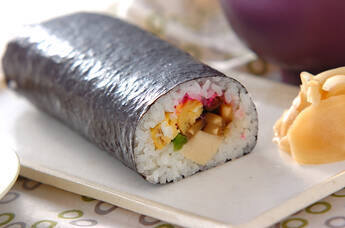 節分の定番！巻き寿司（恵方巻き）