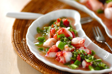 タコのホットサラダ