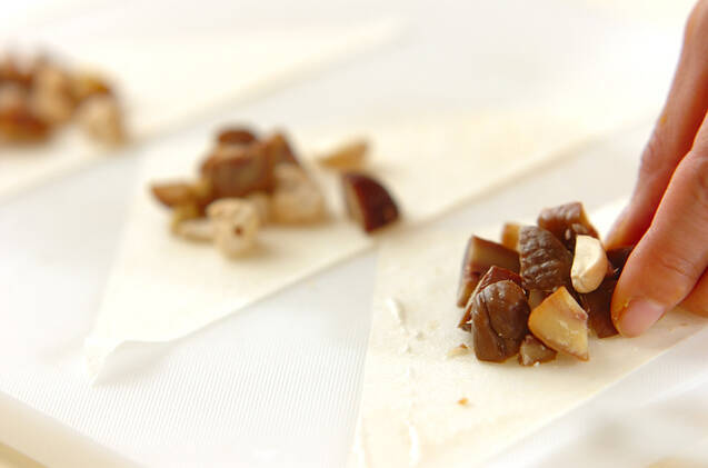 栗の揚げ菓子の作り方の手順5