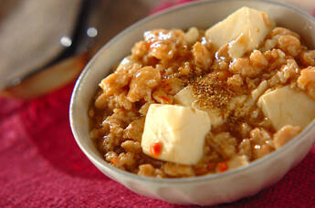 つくねのあっさりマーボー