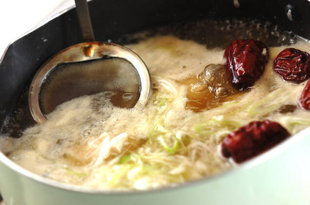 冬瓜入りサムゲタン風雑炊の作り方の手順5
