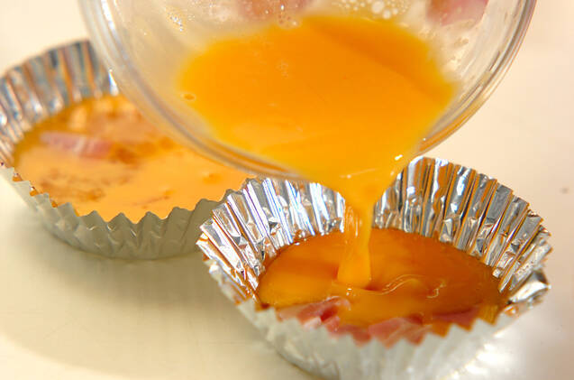 ベーコンキッシュの作り方の手順2