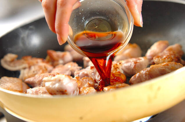 焼き鶏のピリ辛ゴマ酢ダレの作り方の手順4