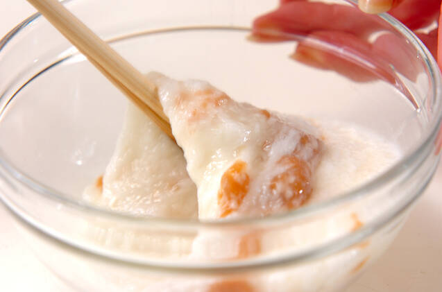 梅トロロ汁の作り方の手順2