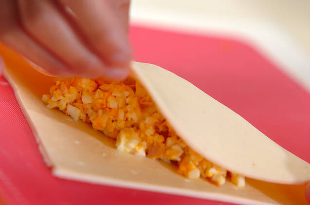 ベーコンエッグパイの作り方の手順2