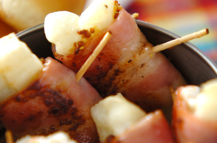 ポテトのベーコン巻き