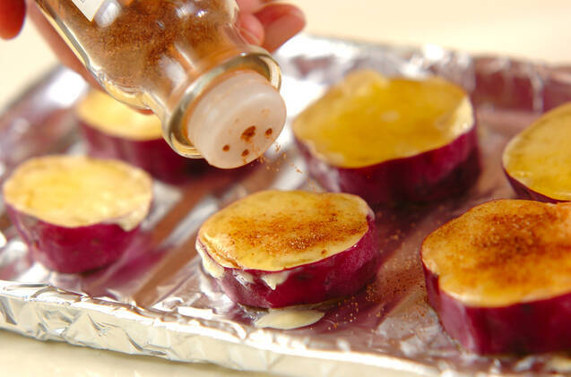 バターシナモンポテトの作り方の手順3