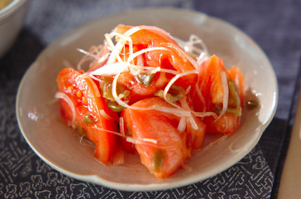 トマトのザーサイ和え