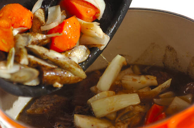 豚肉和風カレーの作り方の手順9