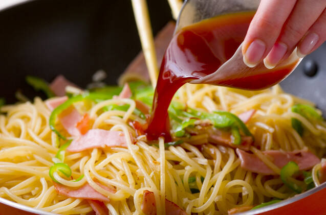 和風ナポリタンの作り方の手順4