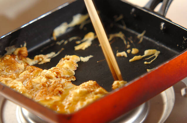 おだしたっぷり卵焼きの作り方の手順3