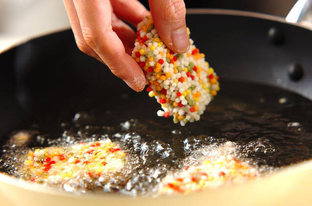 豆腐のあられ揚げの作り方の手順5