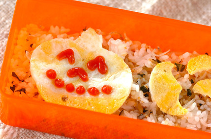 ハロウィン和風チャーハン