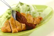 カレーソースがけトンカツの作り方3