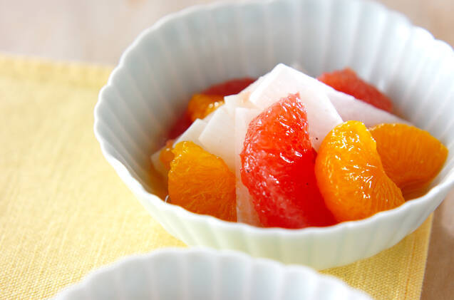 大根フルーツ和え