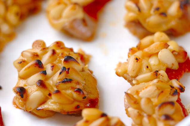 金目鯛の松の実焼き