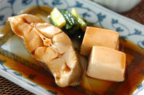 定番カレイの煮付け