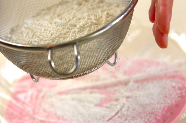 トマトのシフォンケーキの作り方の手順1