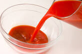 簡単冷製トマトスープの作り方1