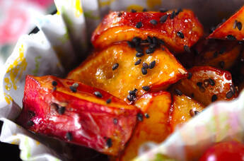 サツマイモのハチミツがらめ