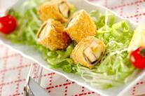 リンゴのロールカツ