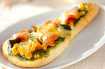 ナンでチーズピザ