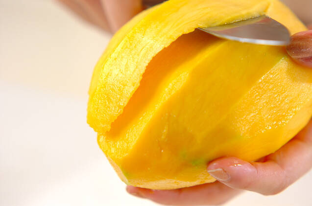 チーズxマンゴージュースの作り方の手順1