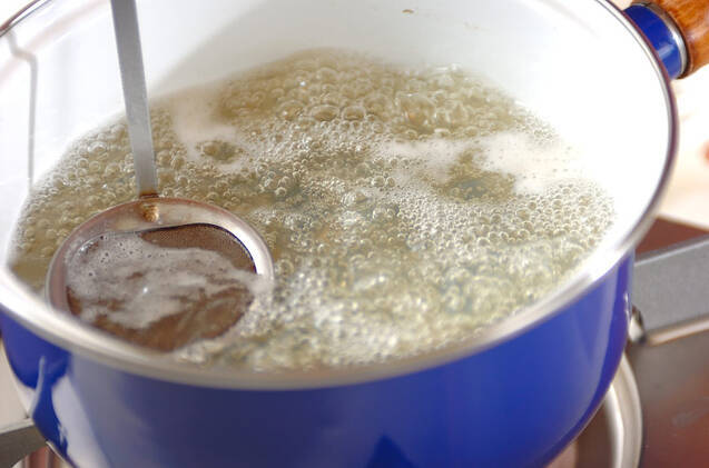 シジミの赤だしの作り方の手順2