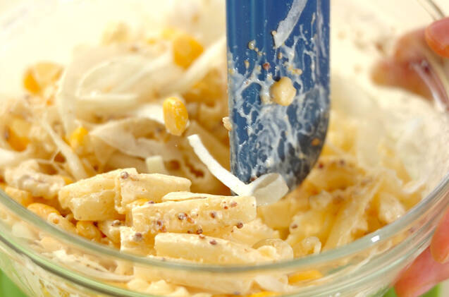 マカロニサラダの作り方の手順7