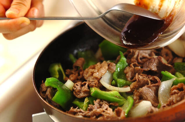 牛肉のコク旨炒めの作り方の手順3