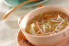 モヤシのとろ～り春雨スープの作り方の手順