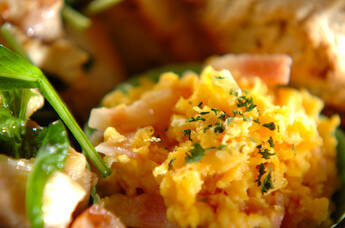 クリームコーンのスクランブルエッグ