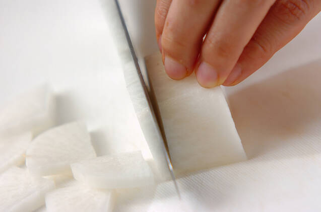 大根のサラダの作り方の手順1