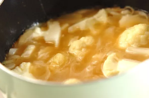 カリフラワーのポタージュスープの作り方2