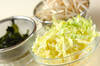 キャベツの酢の物の作り方の手順1