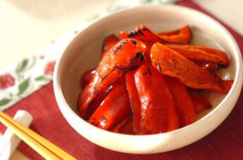 やわらかさにやみつき！赤ピーマンの酢の物 by 保田 美幸さん