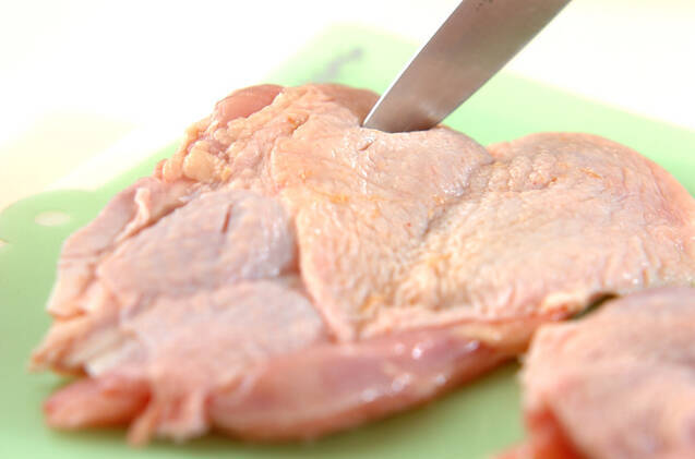 メープル照り焼きチキンの作り方の手順1