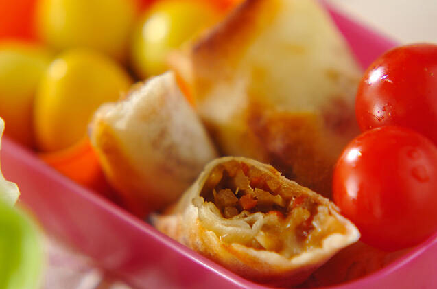 きんぴらチーズ春巻き